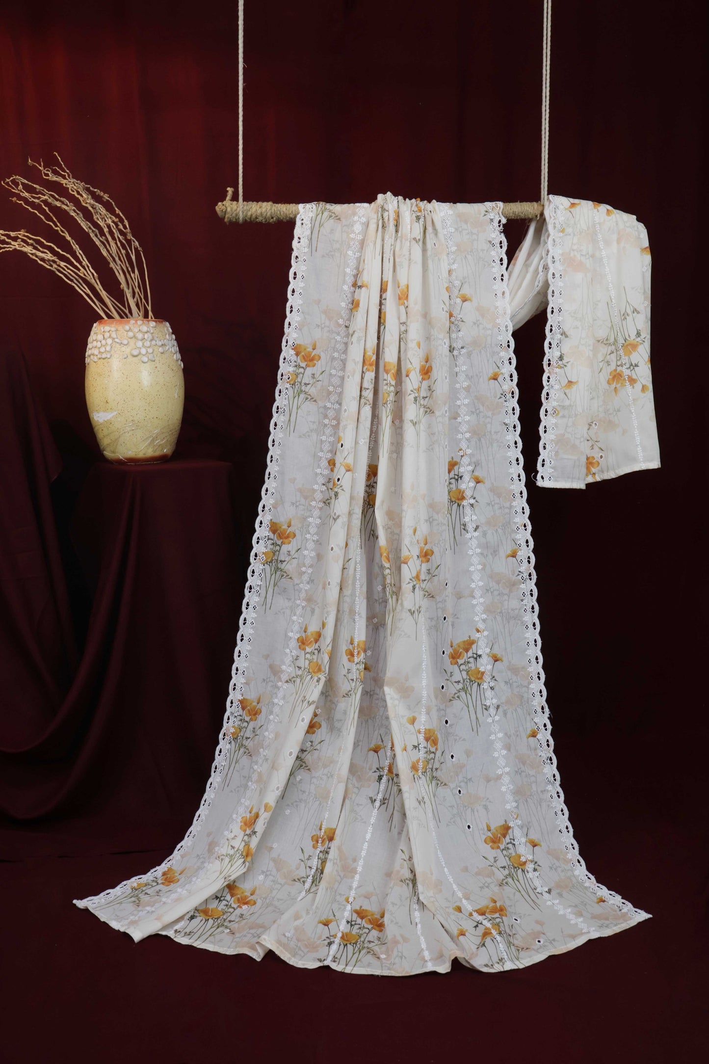 Embroidered Lawn Shawl LSST27
