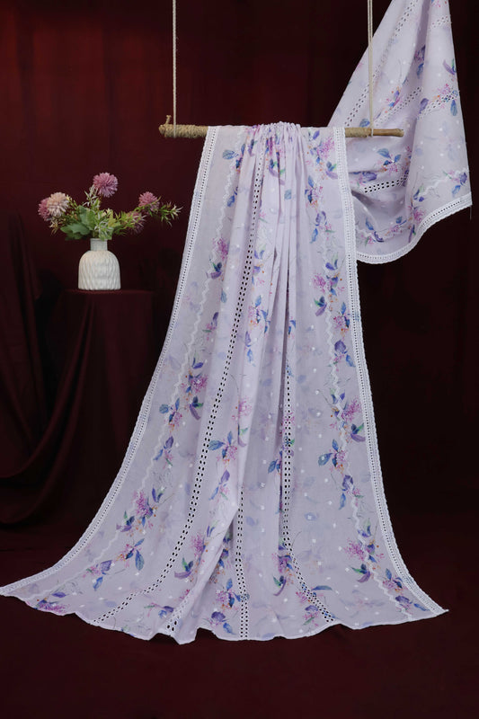 Embroidered Lawn Shawl LSST03