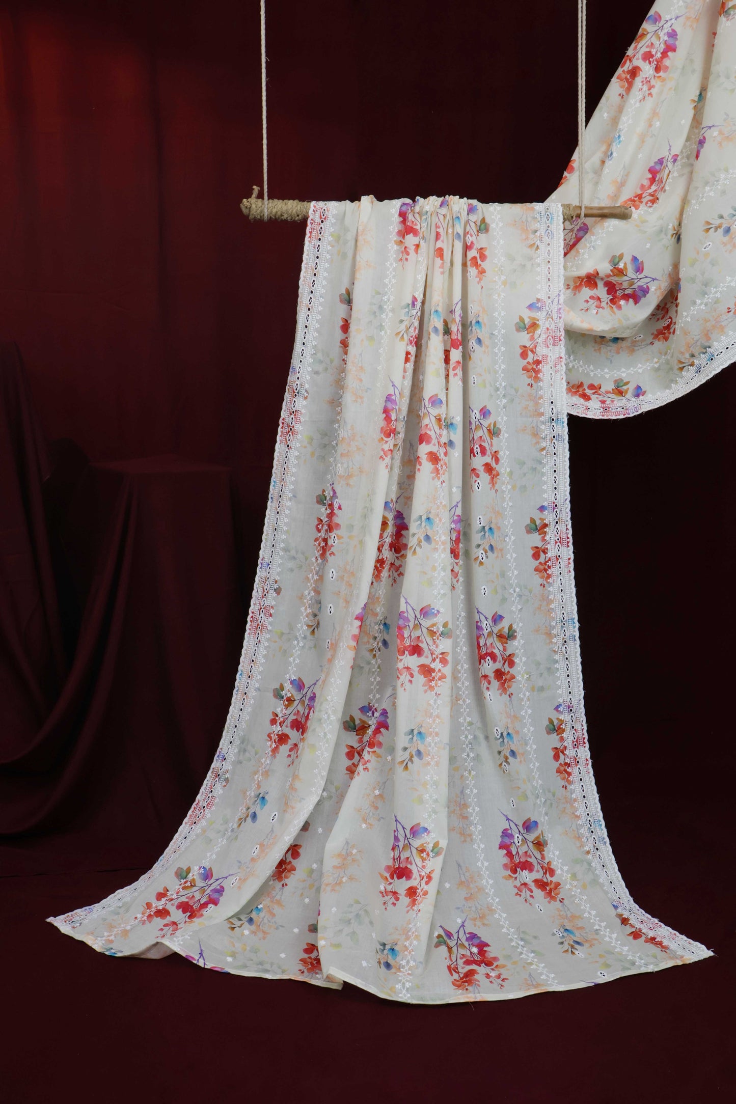 Embroidered Lawn Shawl LSST37