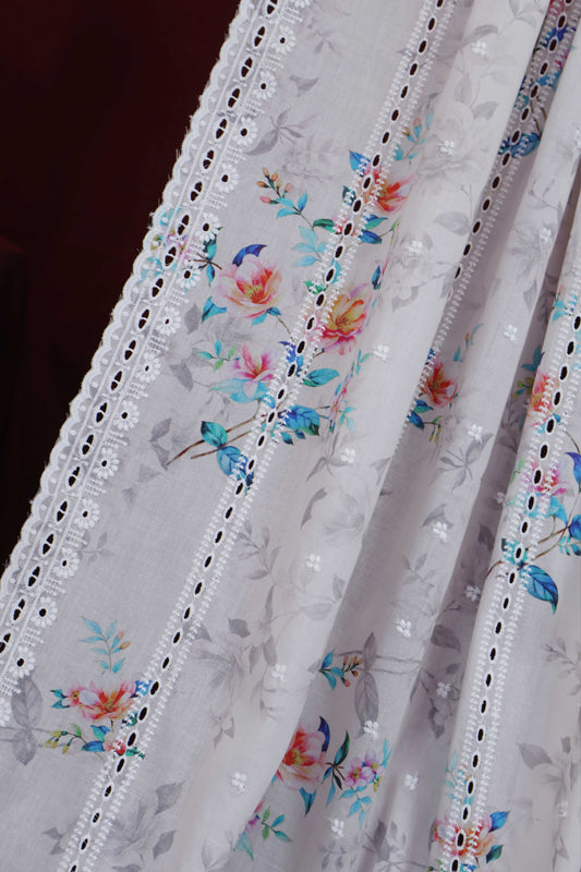 Embroidered Lawn Shawl LSST09