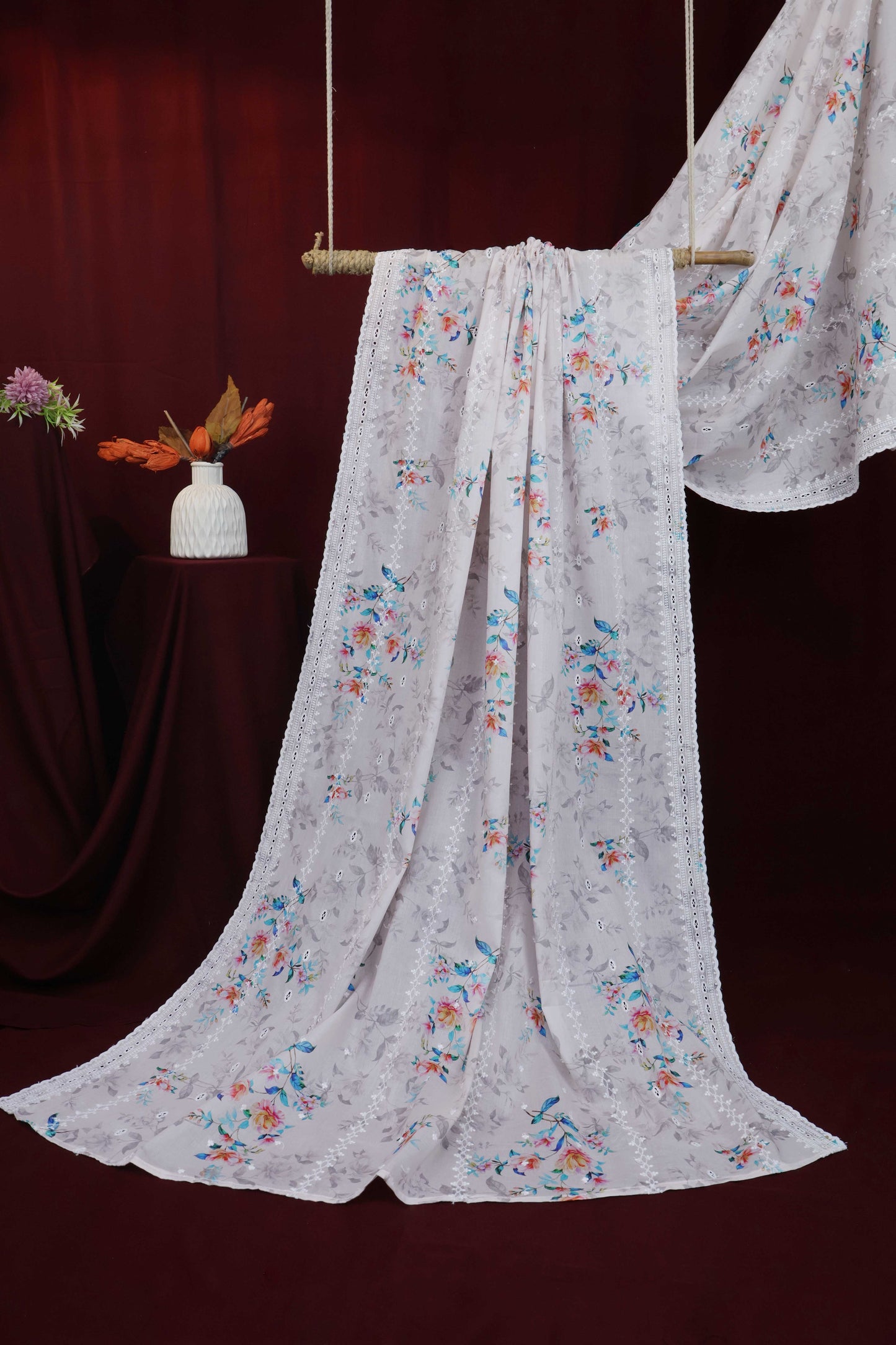 Embroidered Lawn Shawl LSST10