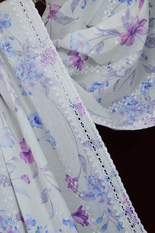 Embroidered Lawn Shawl LSST13