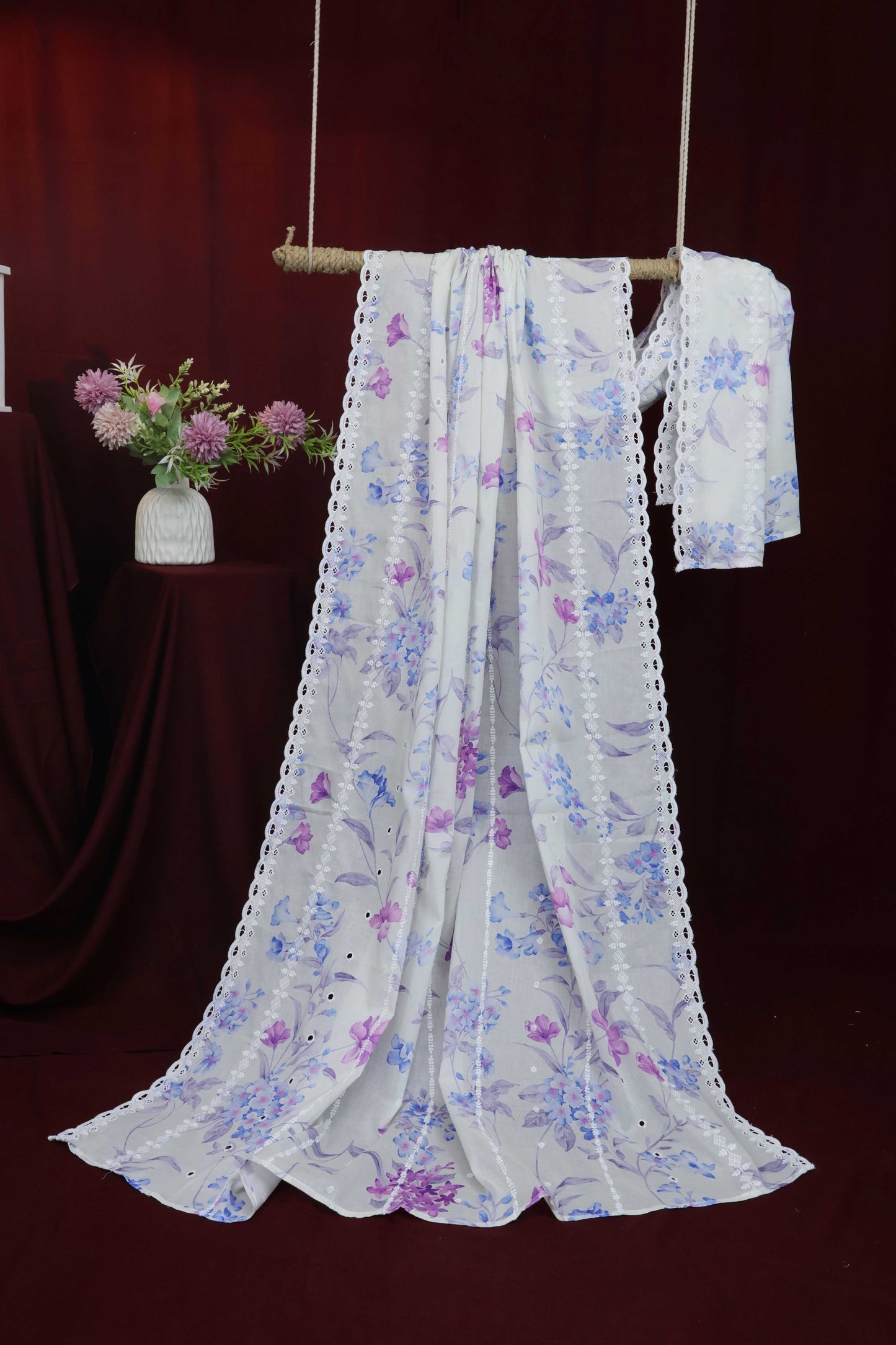 Embroidered Lawn Shawl LSST14