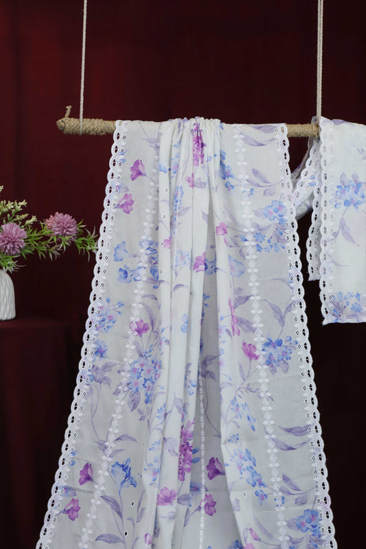 Embroidered Lawn Shawl LSST14