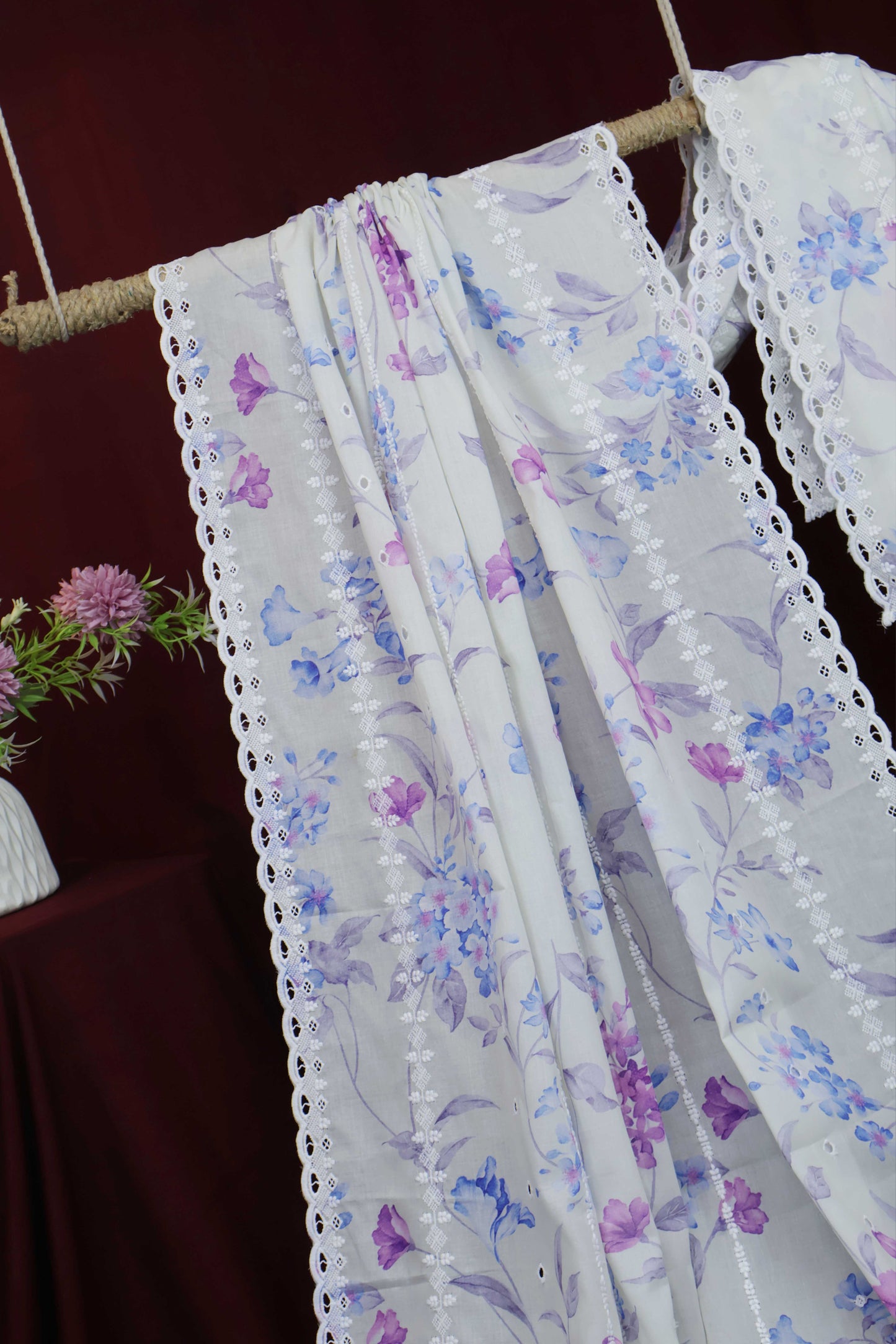 Embroidered Lawn Shawl LSST14
