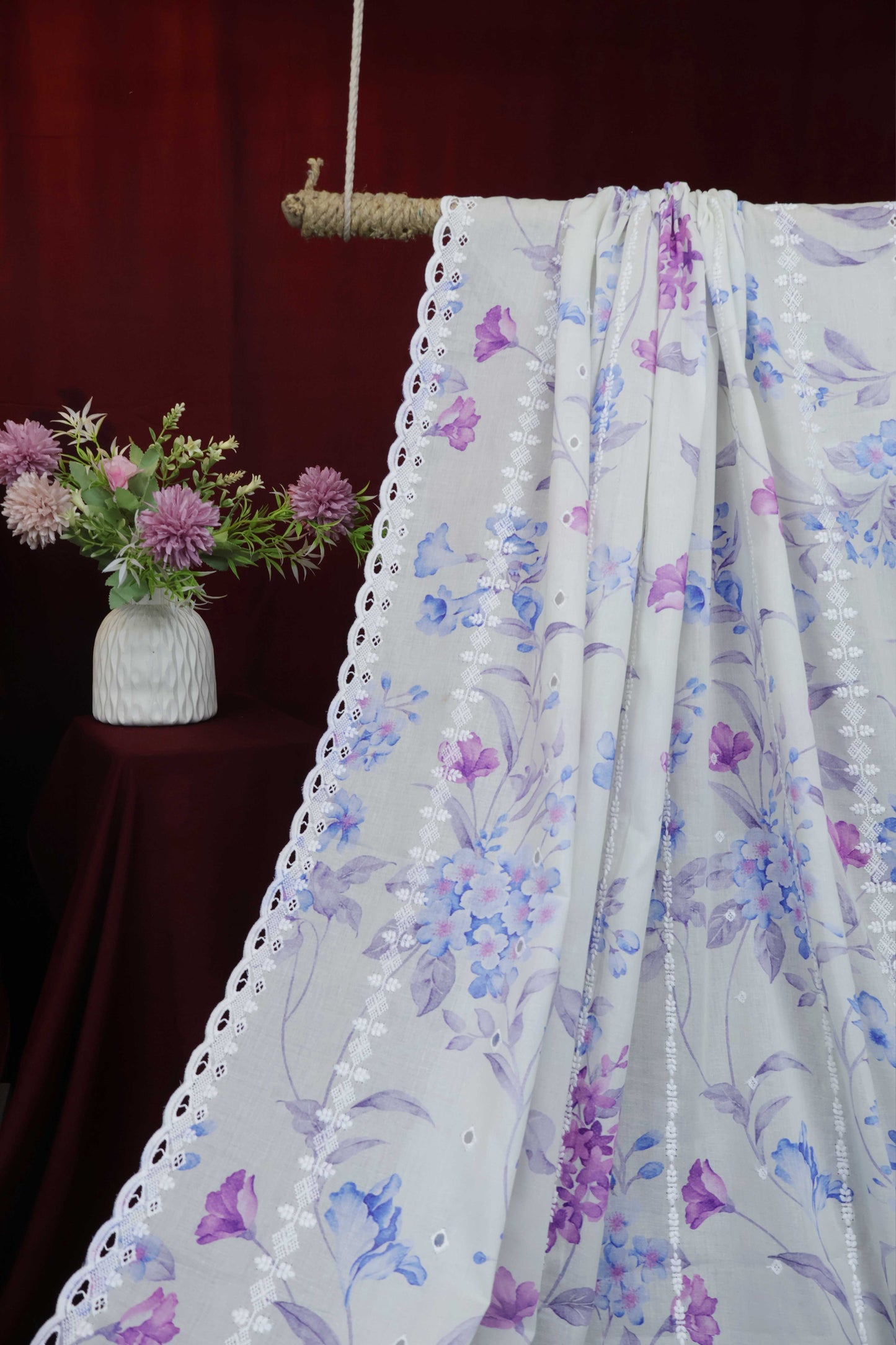 Embroidered Lawn Shawl LSST14