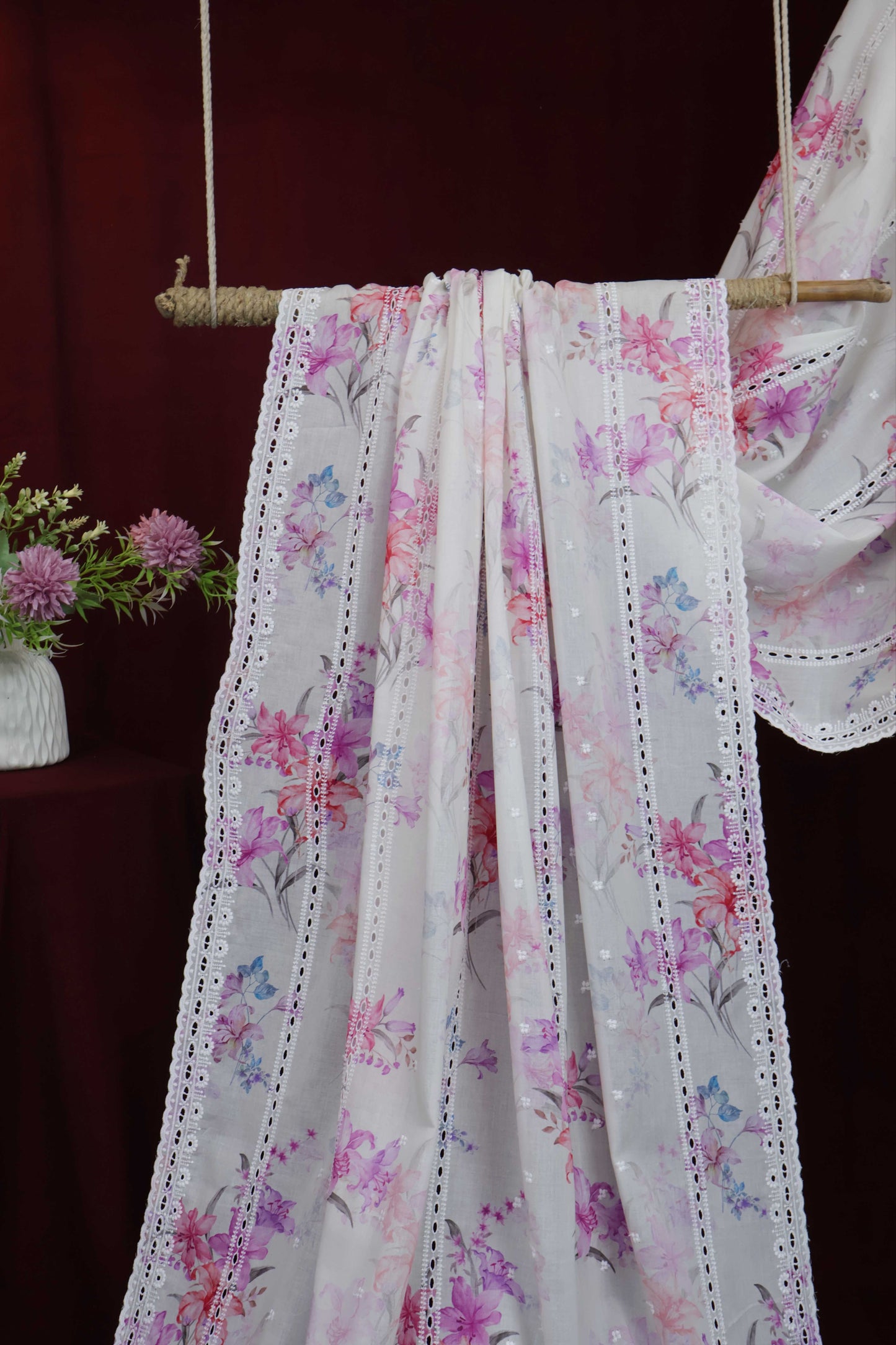 Embroidered Lawn Shawl LSST17
