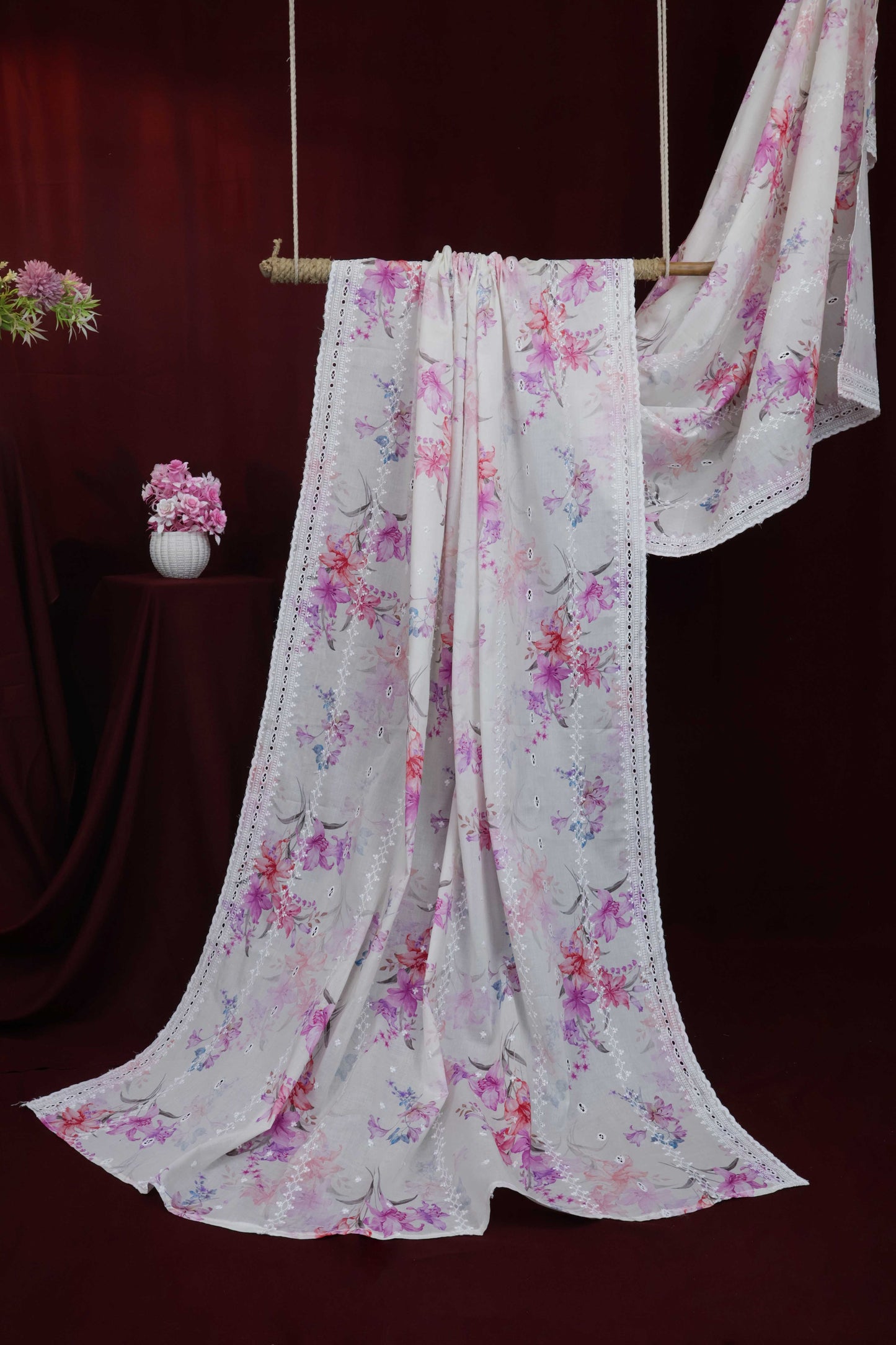 Embroidered Lawn Shawl LSST18