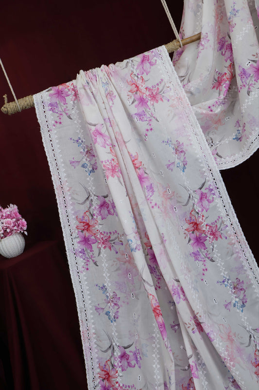 Embroidered Lawn Shawl LSST18
