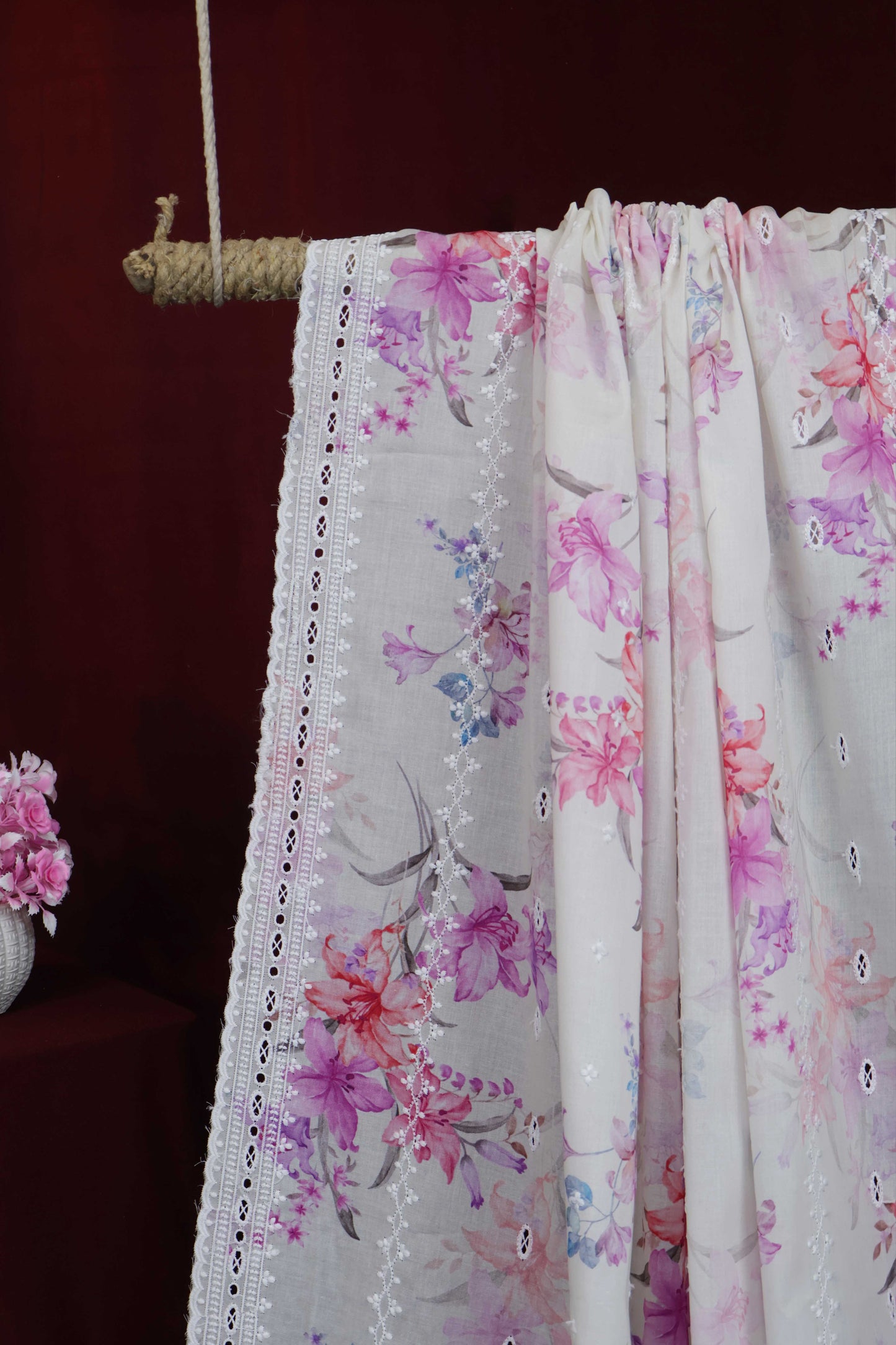 Embroidered Lawn Shawl LSST18