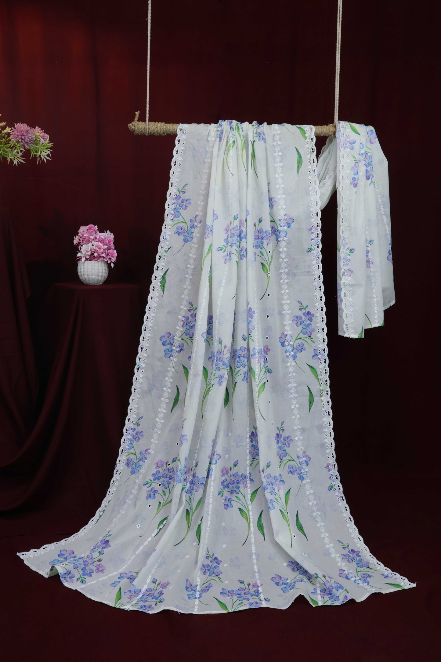 Embroidered Lawn Shawl LSST35