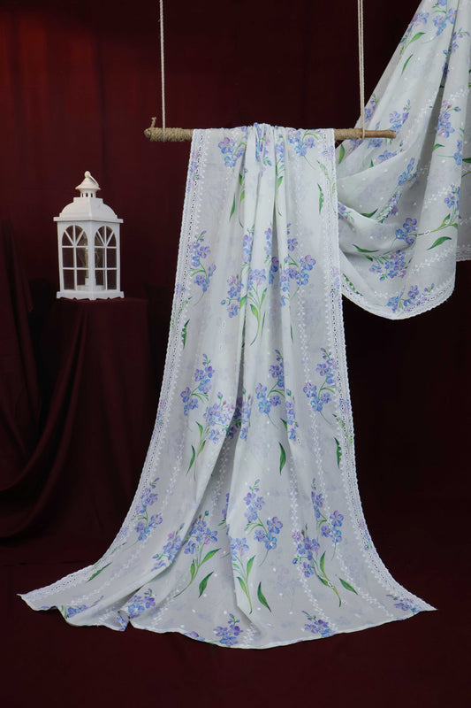 Embroidered Lawn Shawl LSST36