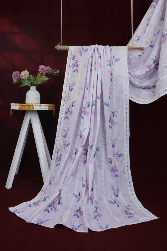 Embroidered Lawn Shawl LSST02