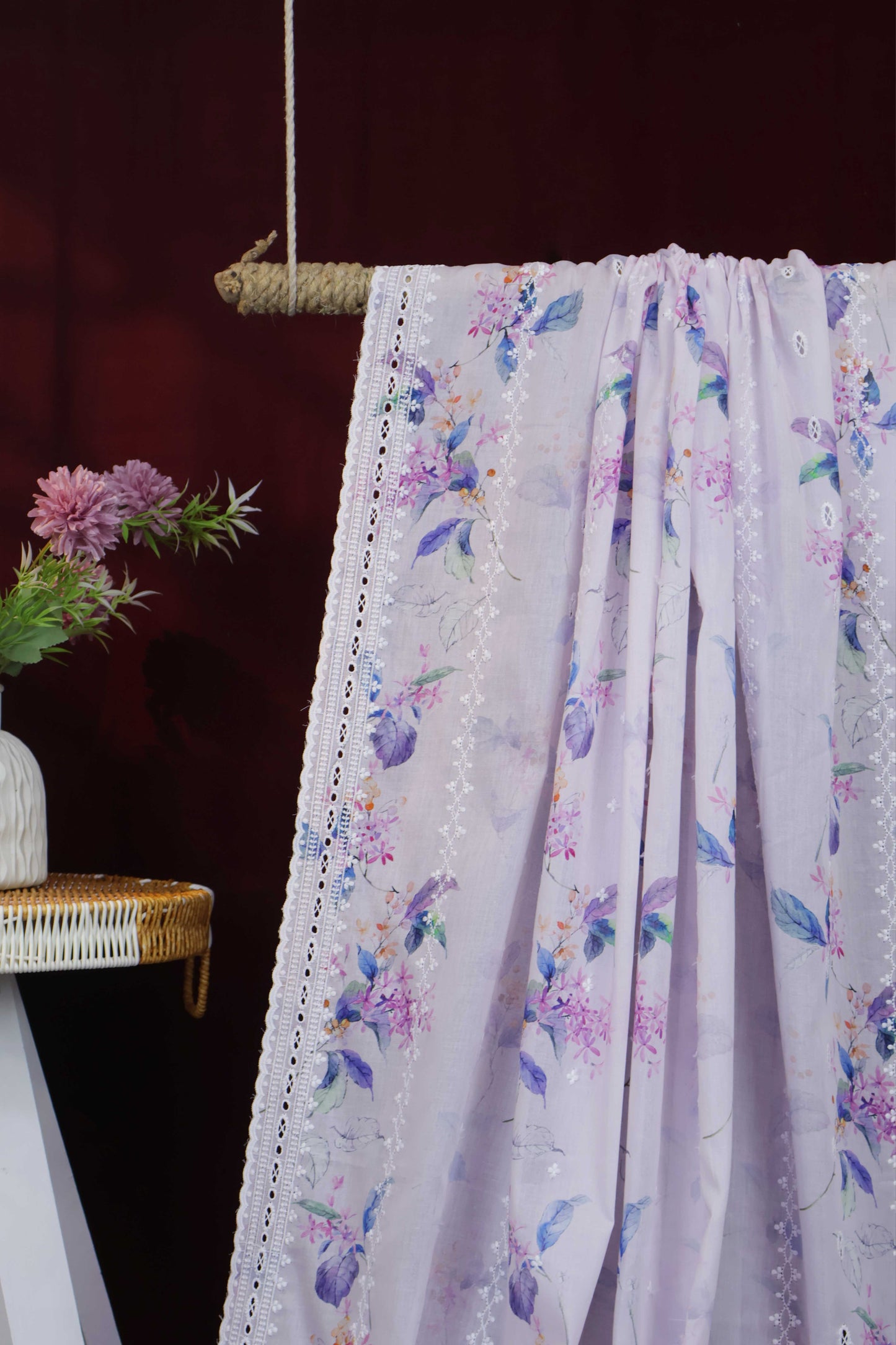 Embroidered Lawn Shawl LSST02