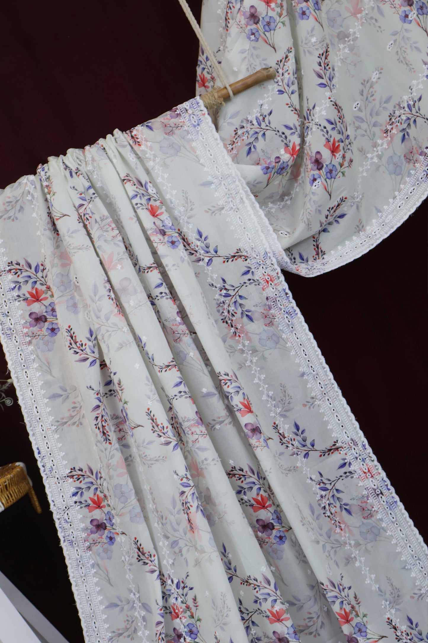 Embroidered Lawn Shawl LSST07