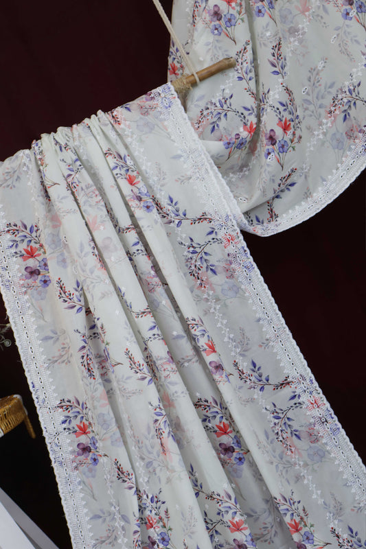 Embroidered Lawn Shawl LSST07