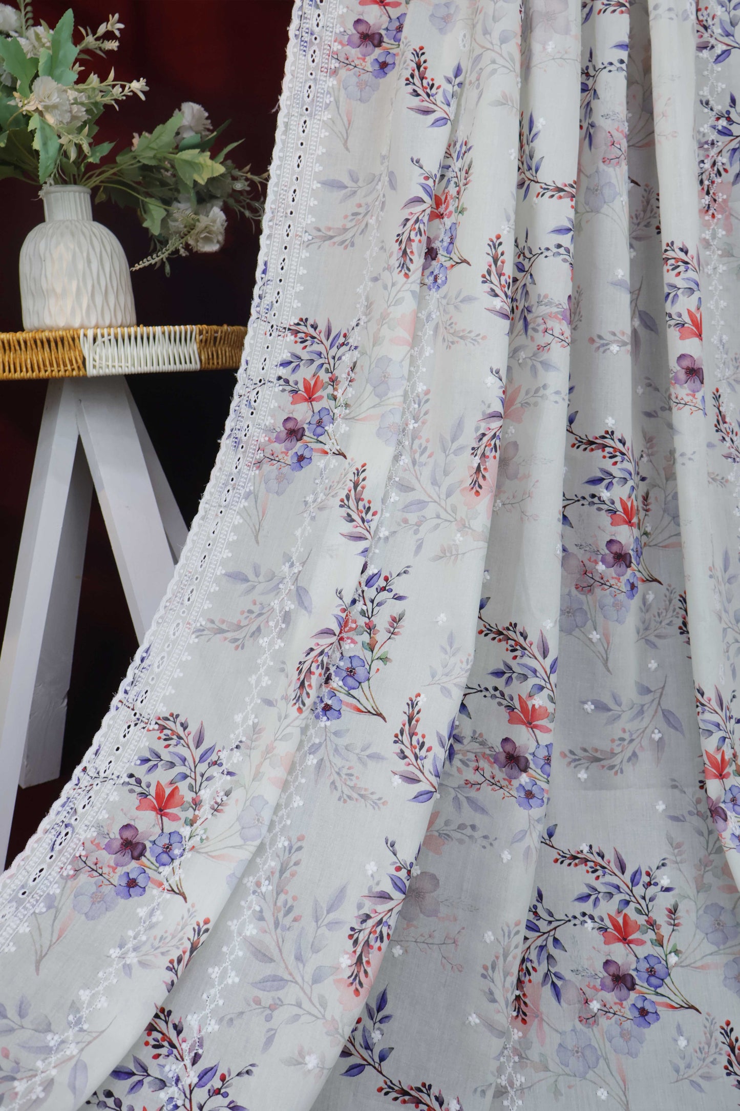 Embroidered Lawn Shawl LSST07