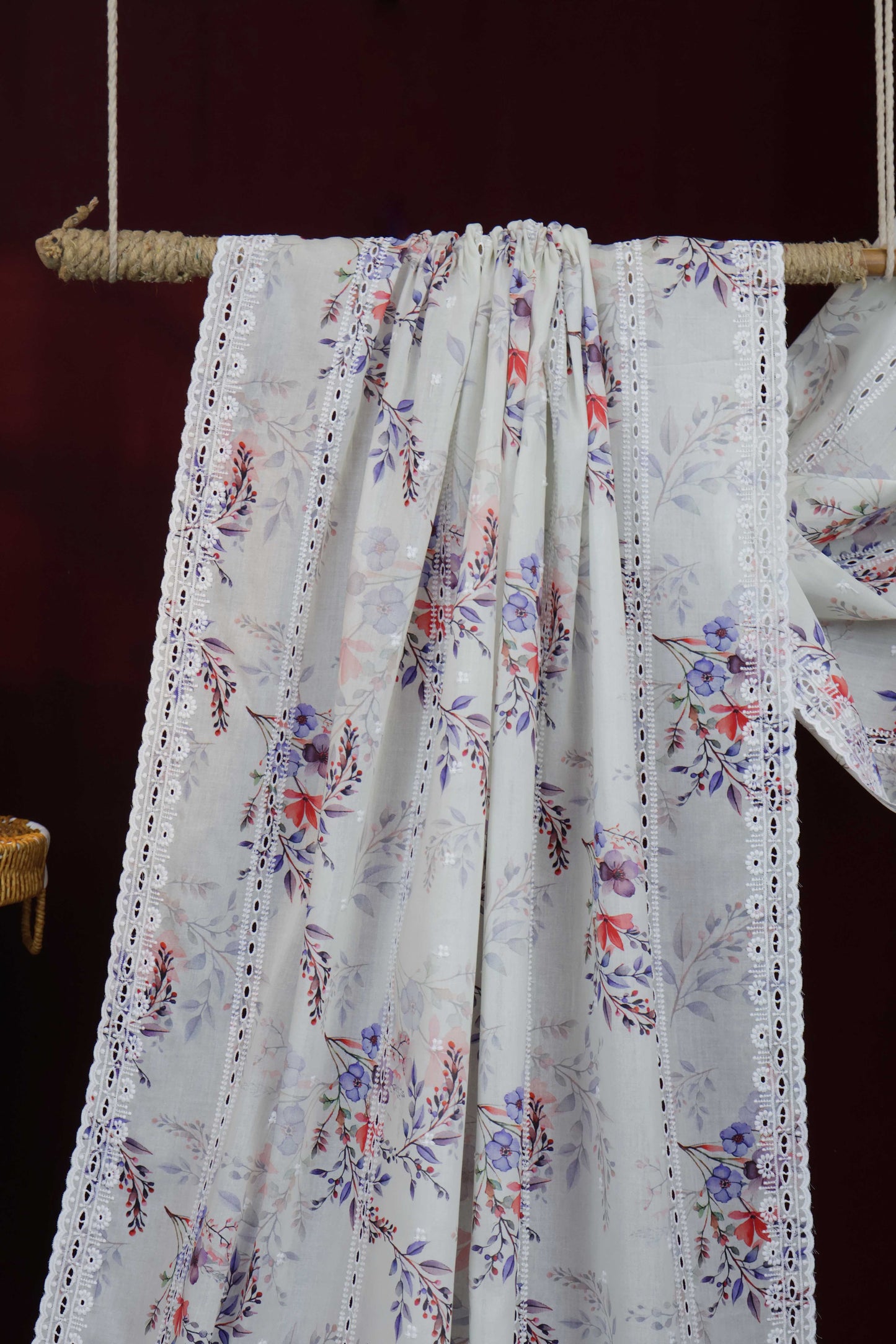 Embroidered Lawn Shawl LSST08
