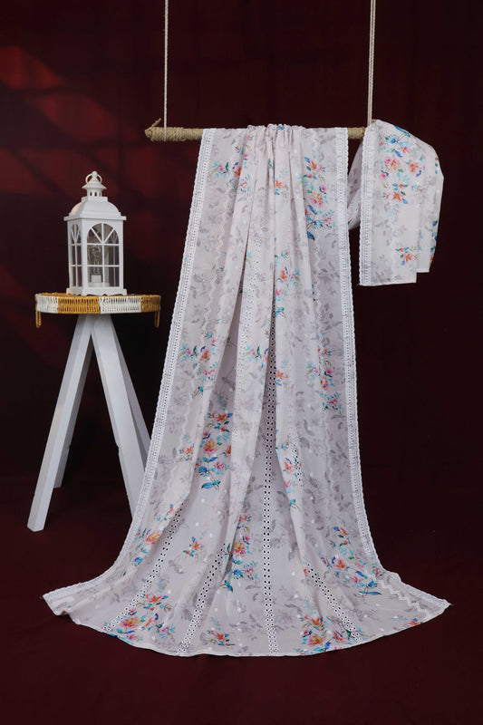 Embroidered Lawn Shawl LSST11