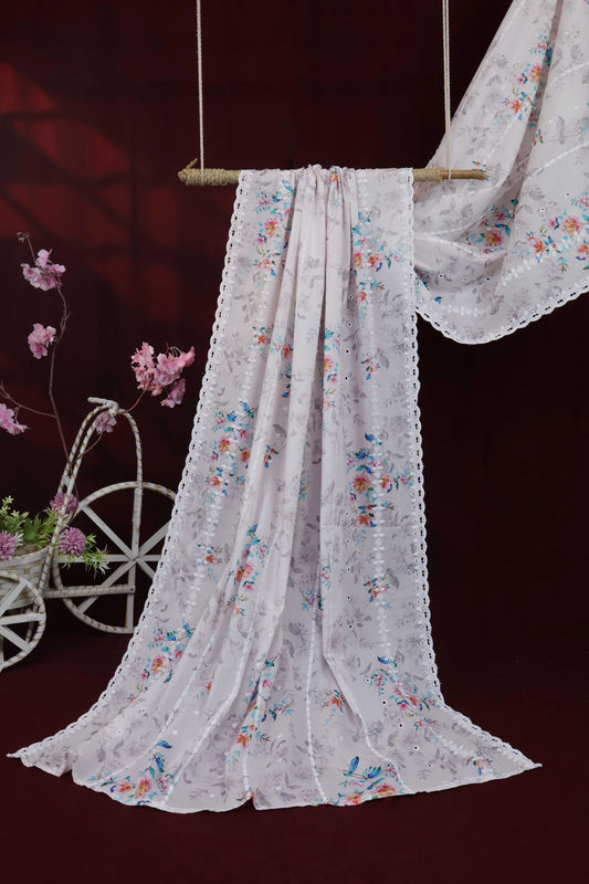 Embroidered Lawn Shawl LSST12