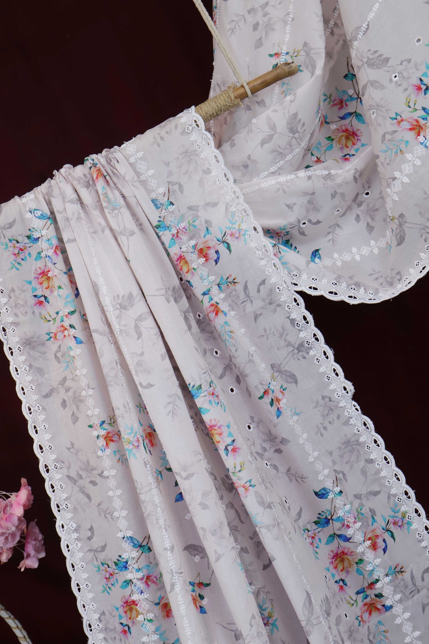 Embroidered Lawn Shawl LSST12