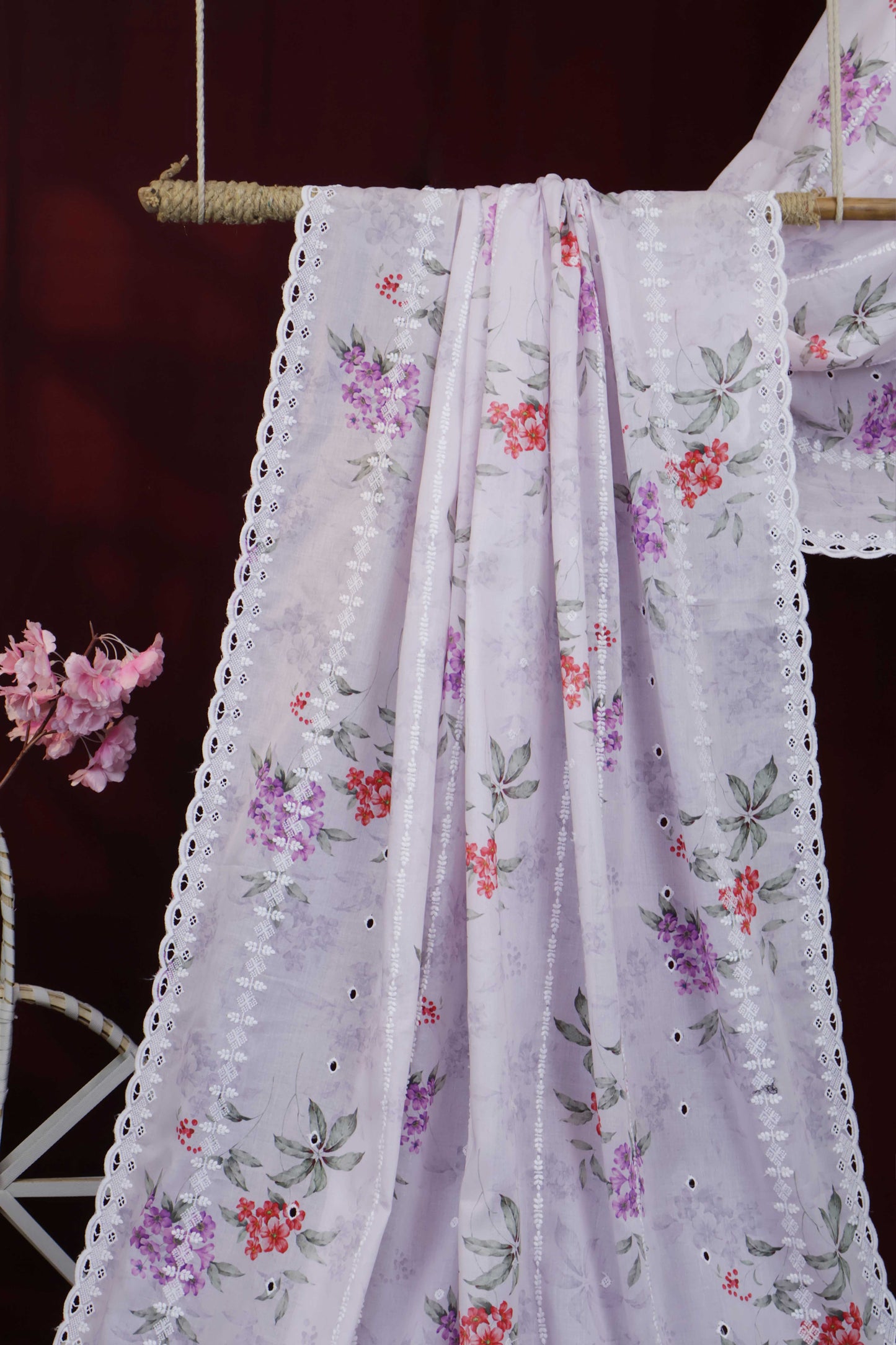 Embroidered Lawn Shawl LSST29