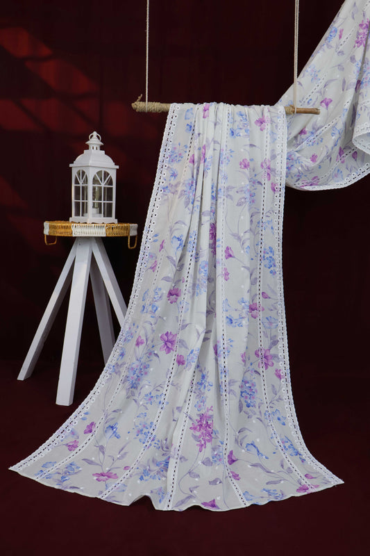 Embroidered Lawn Shawl LSST15