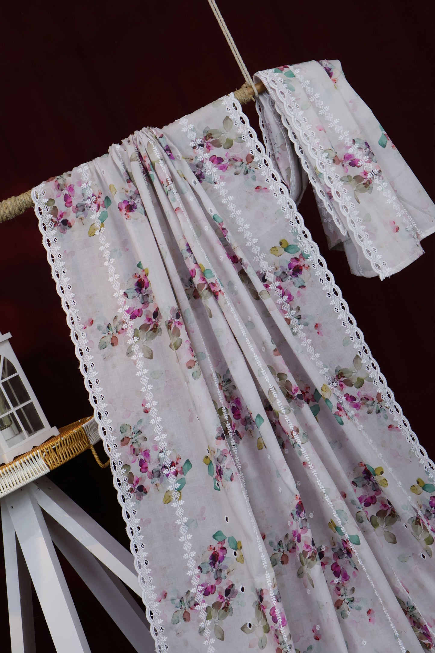 Embroidered Lawn Shawl LSST23