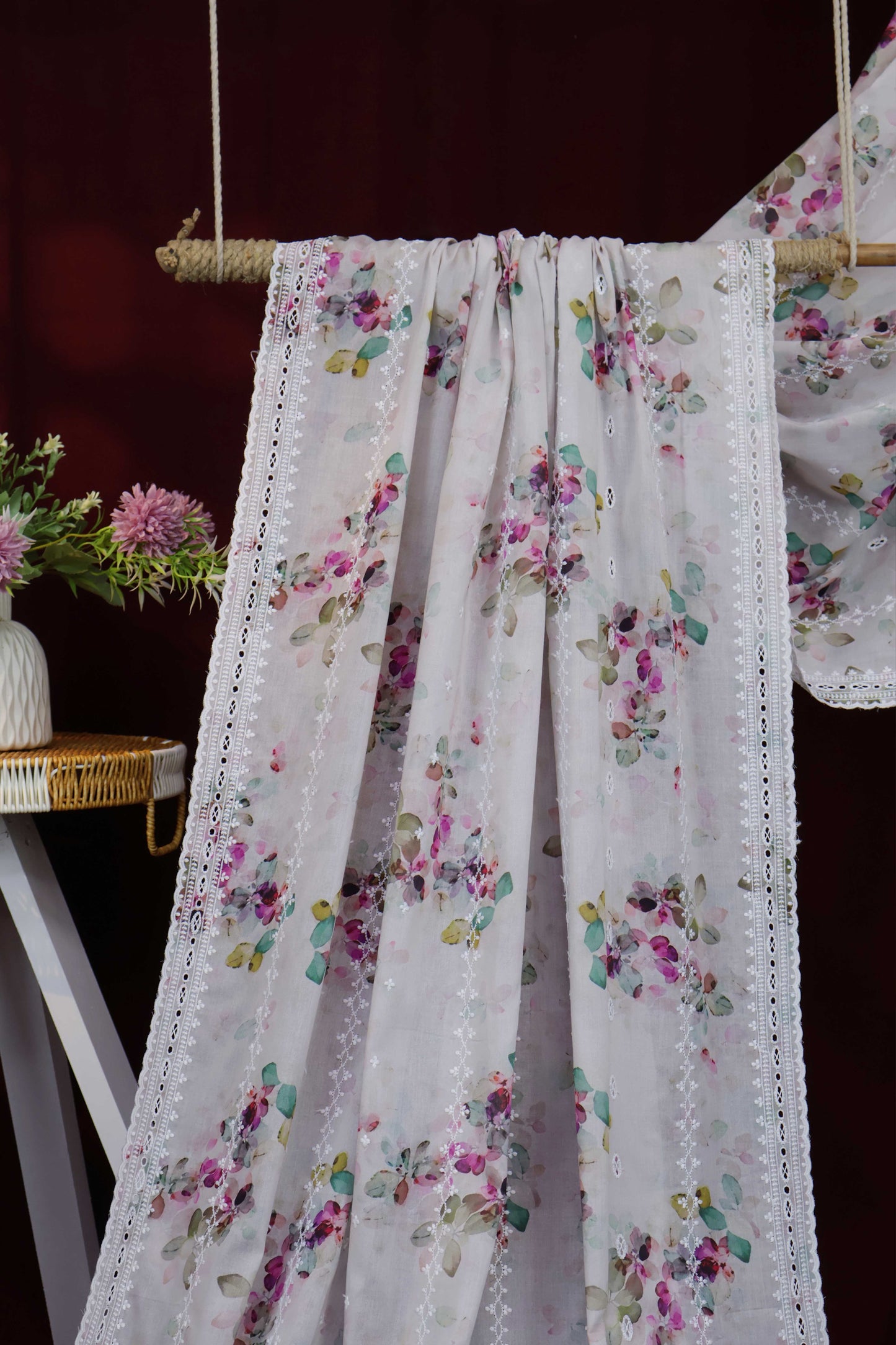 Embroidered Lawn Shawl LSST21