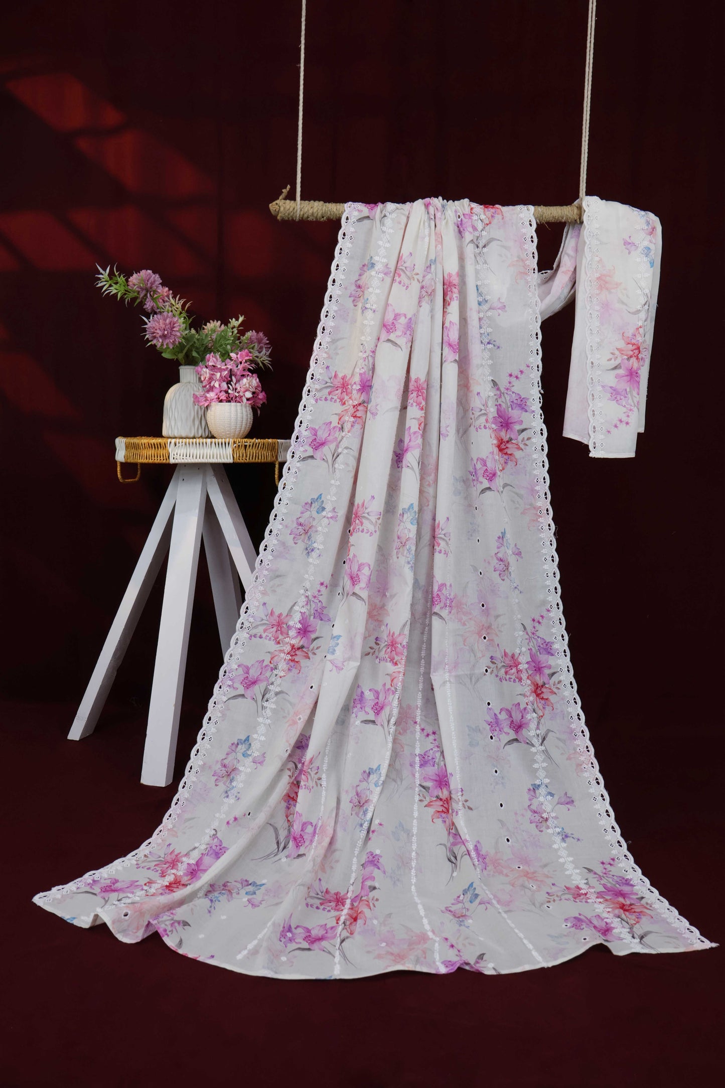 Embroidered Lawn Shawl LSST19