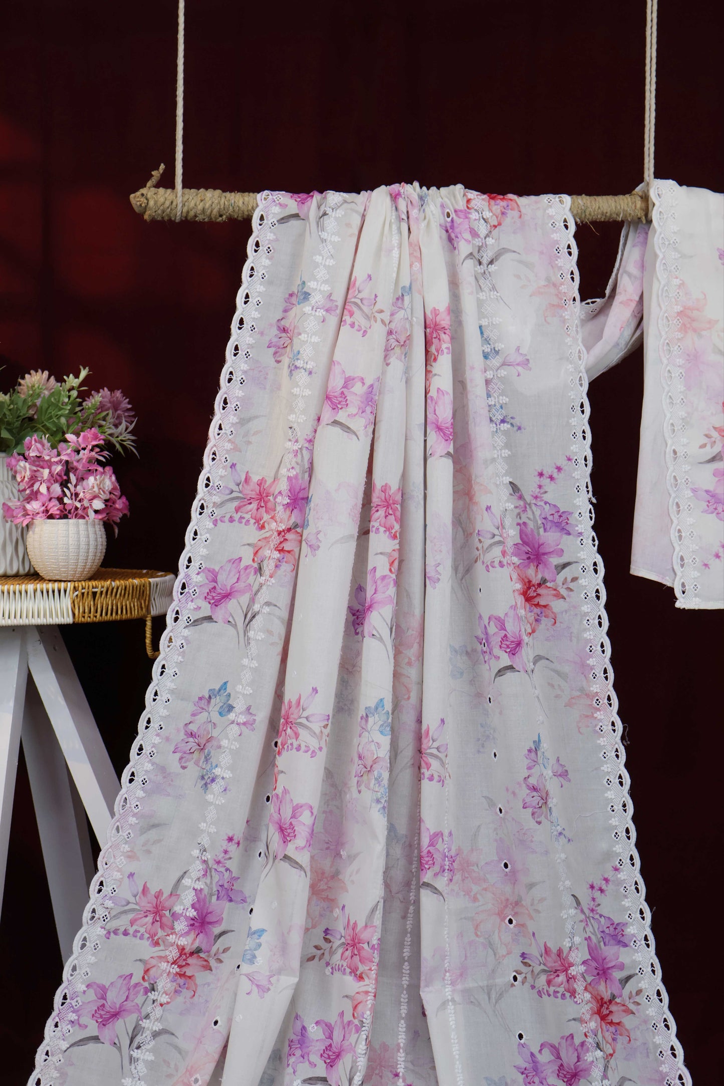 Embroidered Lawn Shawl LSST19