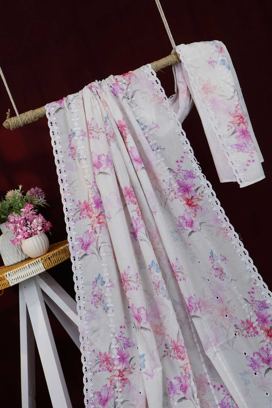 Embroidered Lawn Shawl LSST19