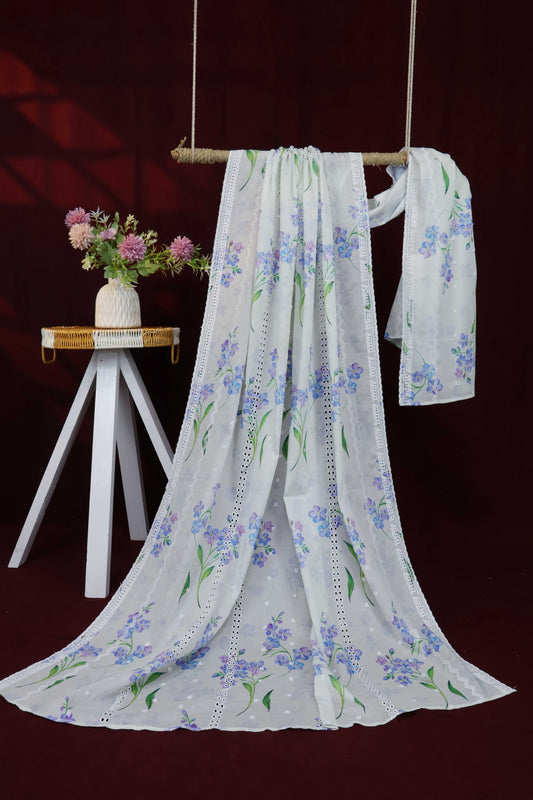 Embroidered Lawn Shawl LSST34
