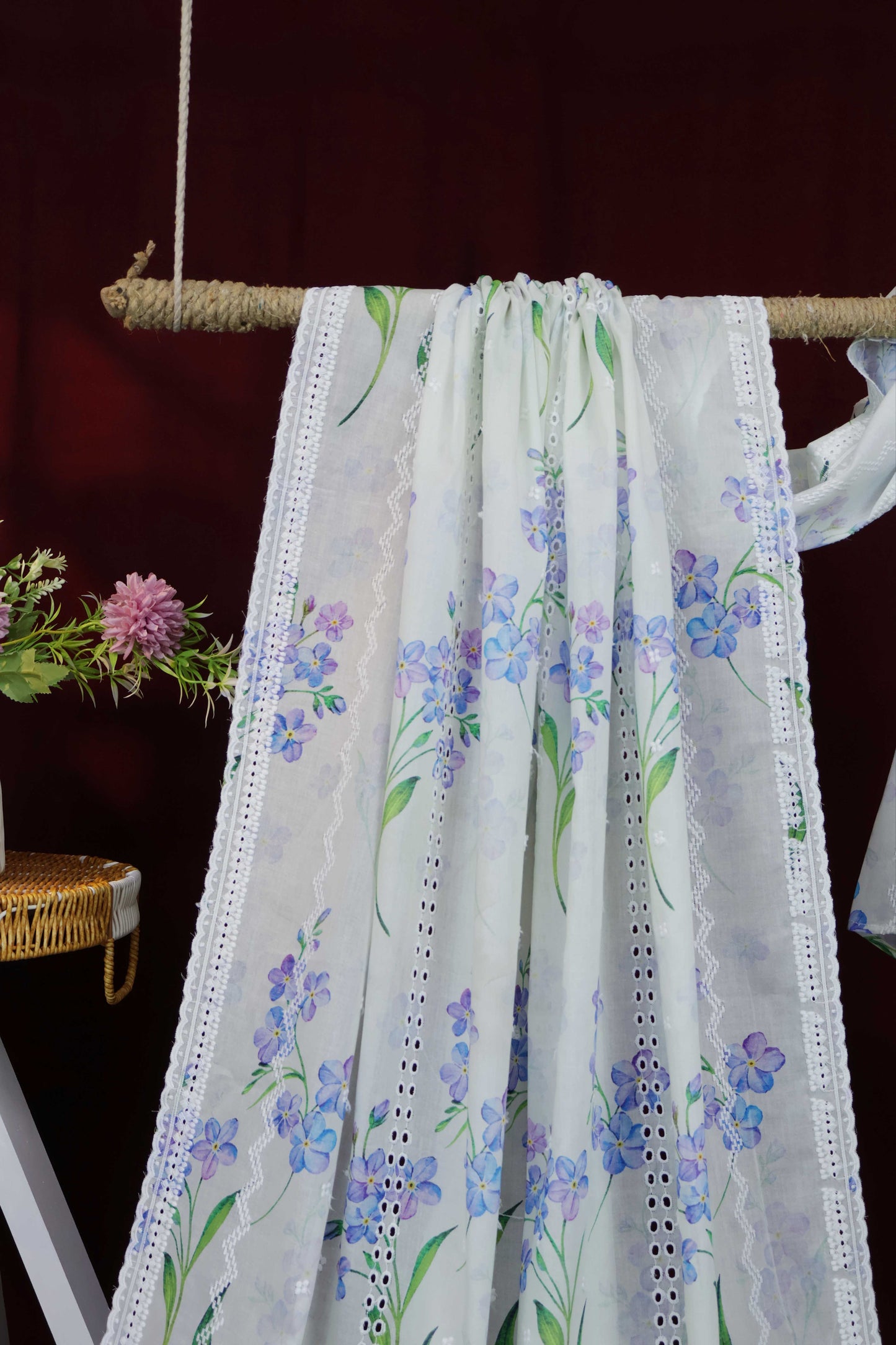 Embroidered Lawn Shawl LSST34