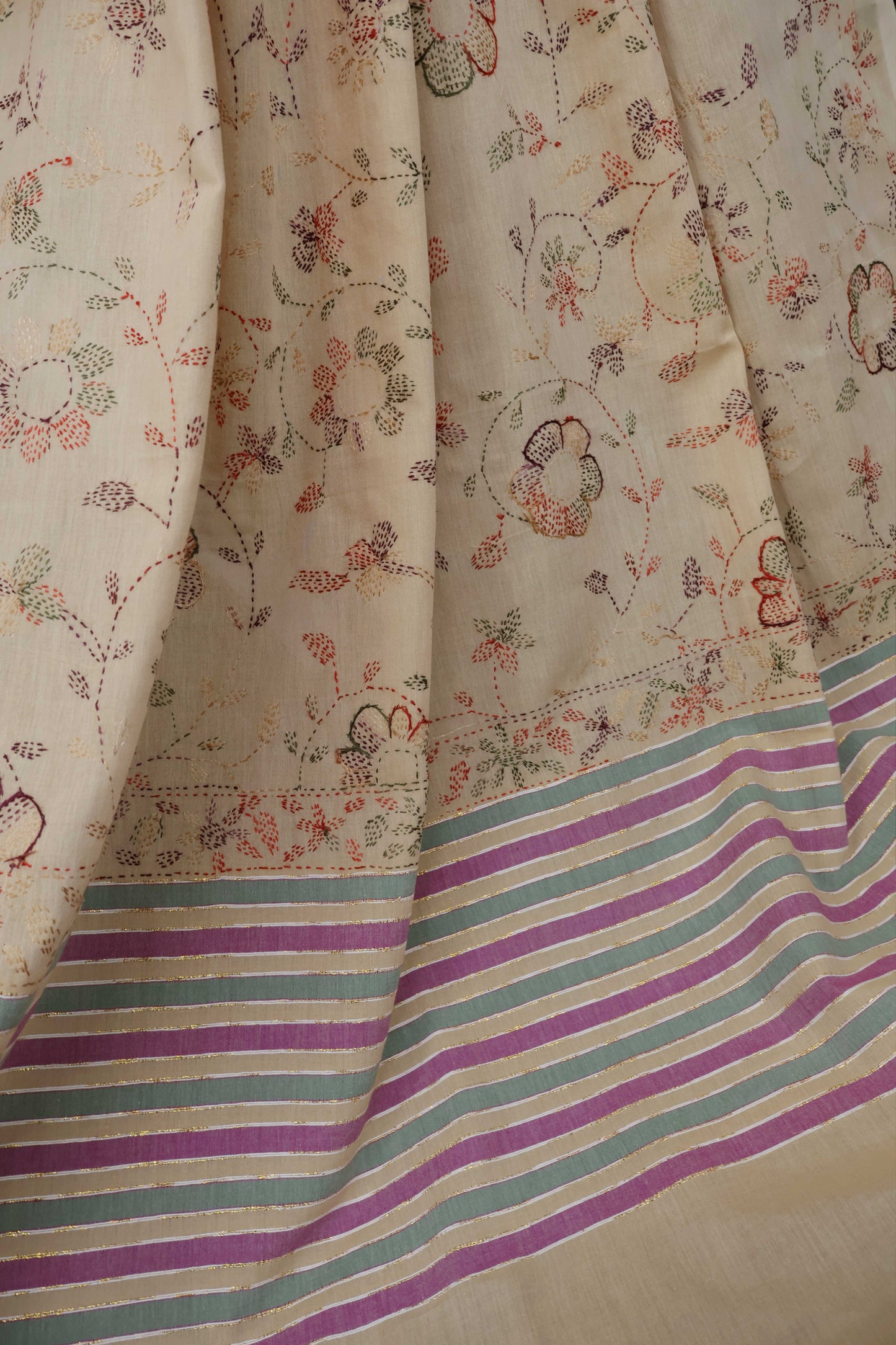 Handmade Embroidered Lawn Shawl HLSH113