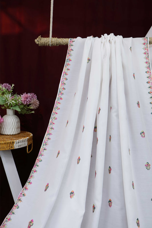 Embroidered Lawn Shawl HLSH111