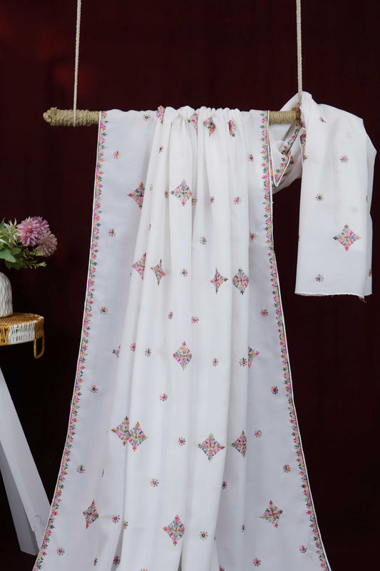 Embroidered Lawn Shawl HLSH107