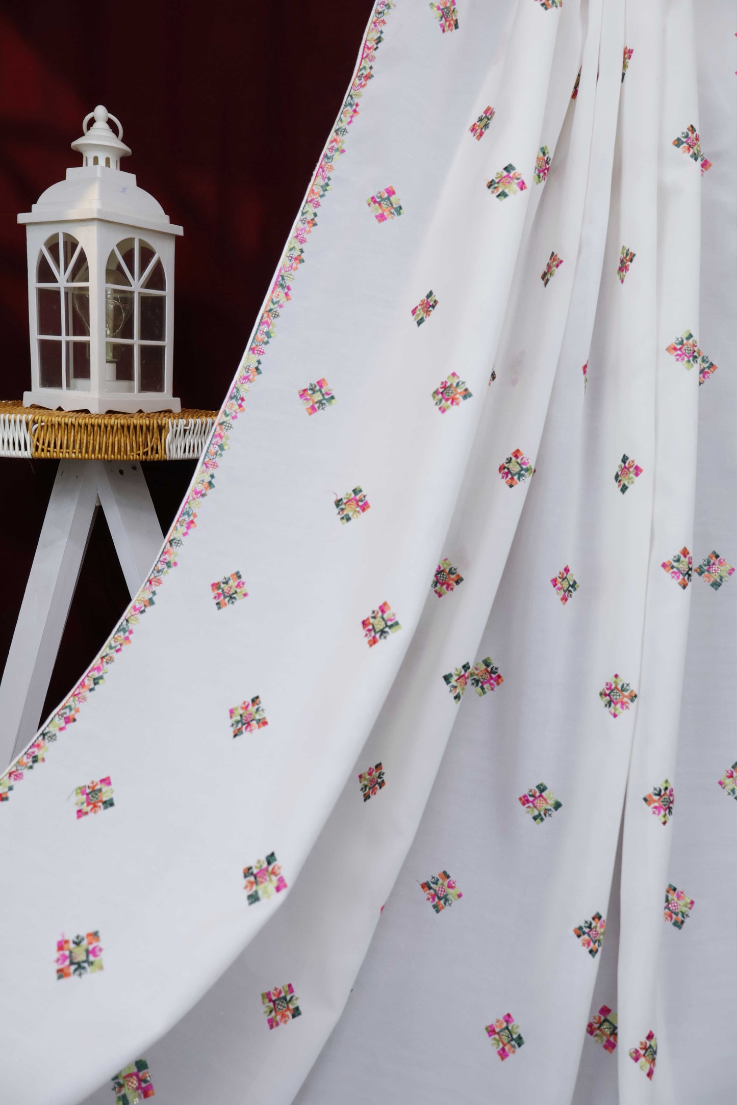 Embroidered Lawn Shawl HLSH105