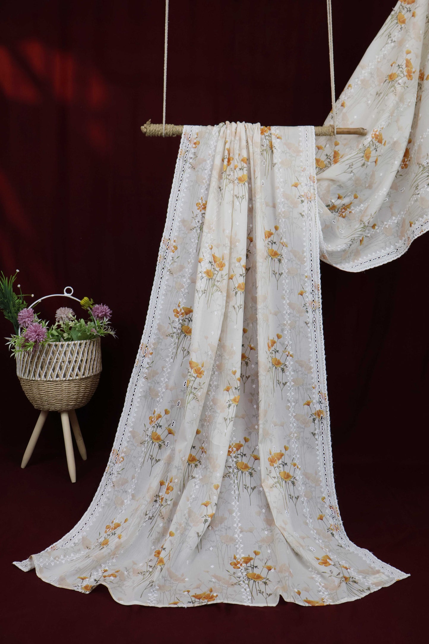 Embroidered Lawn Shawl LSST26