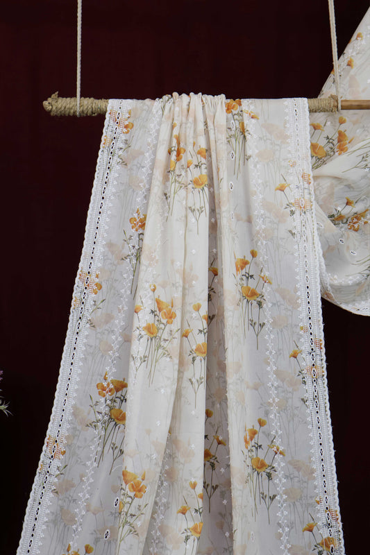 Embroidered Lawn Shawl LSST26