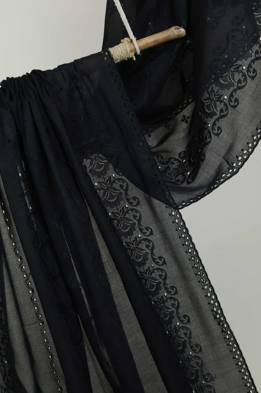 Embroidered Lawn Shawl HLSH162