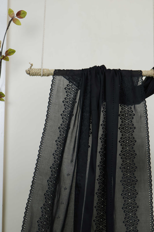 Embroidered Lawn Shawl HLSH164