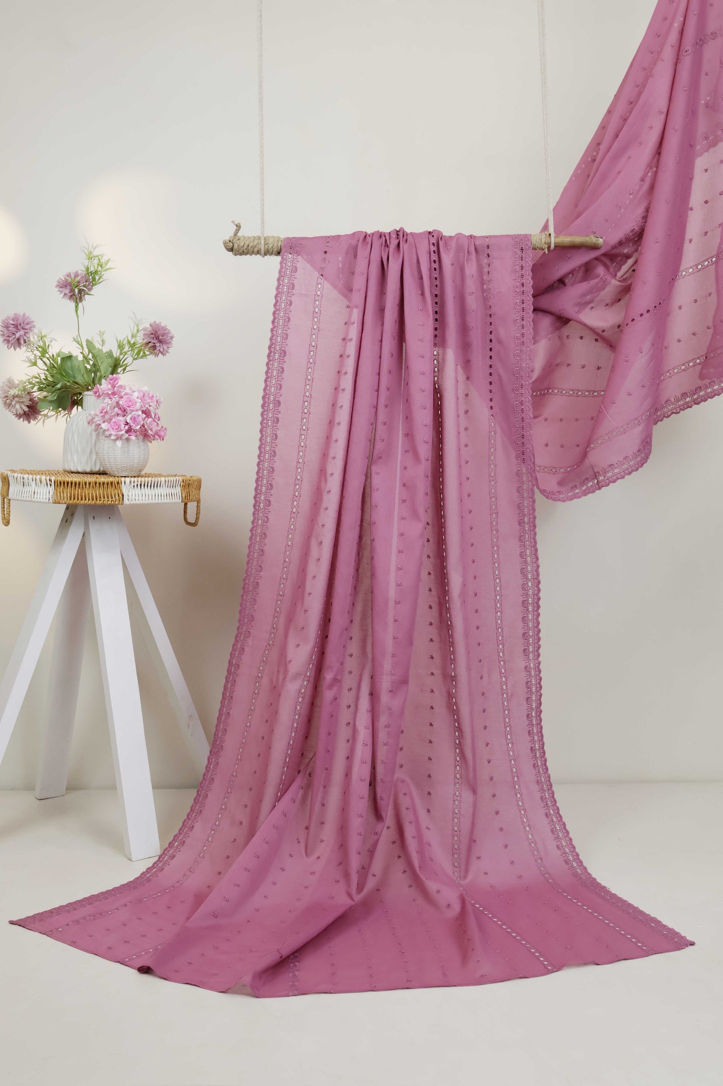 Embroidered Lawn Shawl 3787M