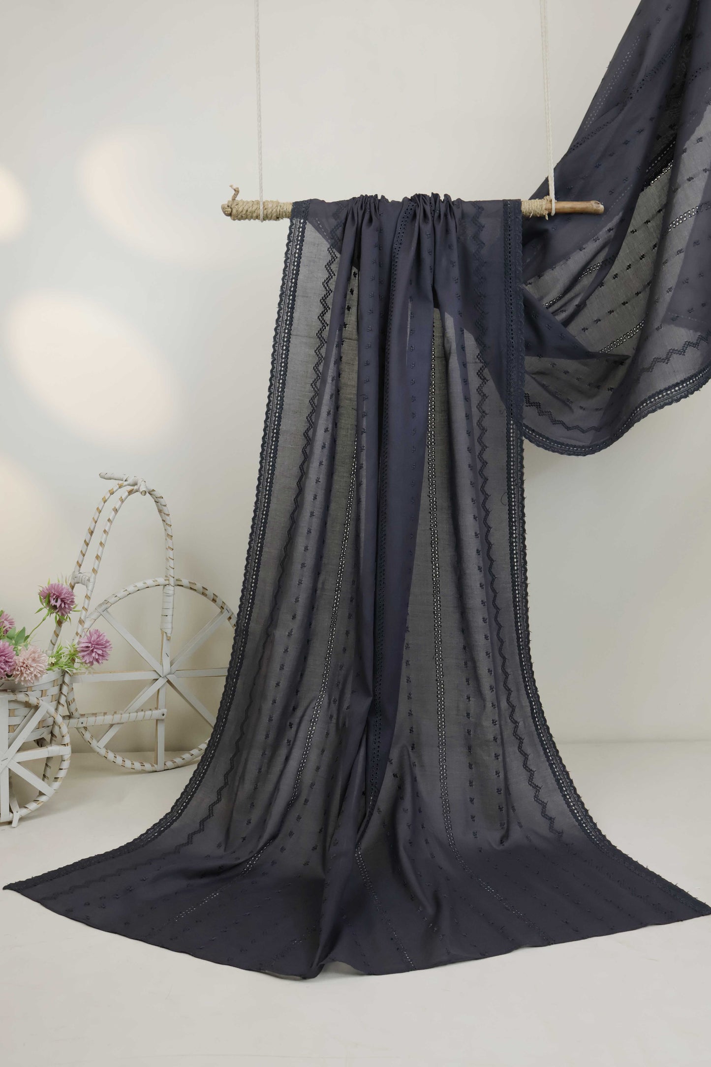 Embroidered Lawn Shawl 3787L