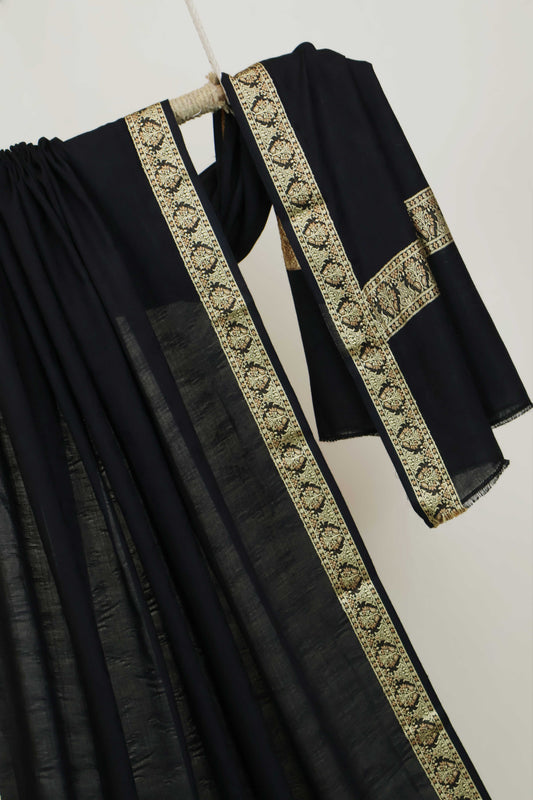 Jacquard Border Shawl HLSH104