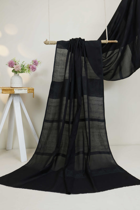 Self Jacquard Lawn Shawl HLSH128