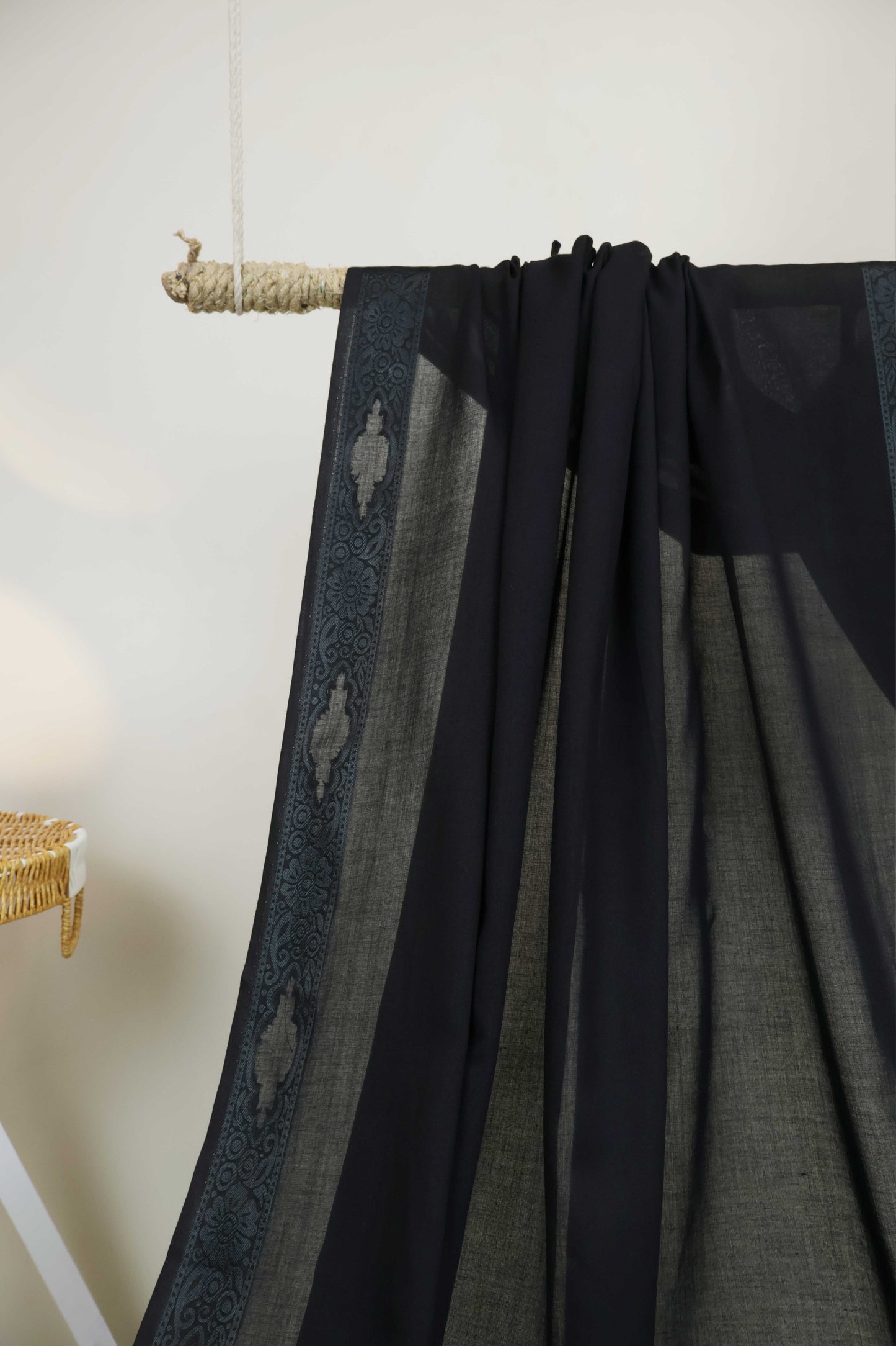 Jacquard Border Lawn Shawl HLSH141