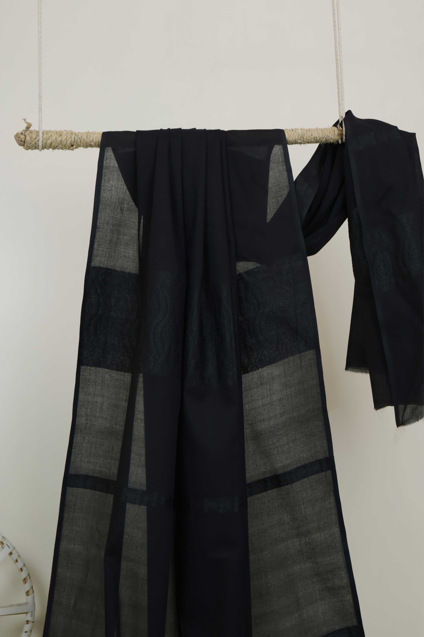 Self Jacquard Lawn Shawl HLSH131