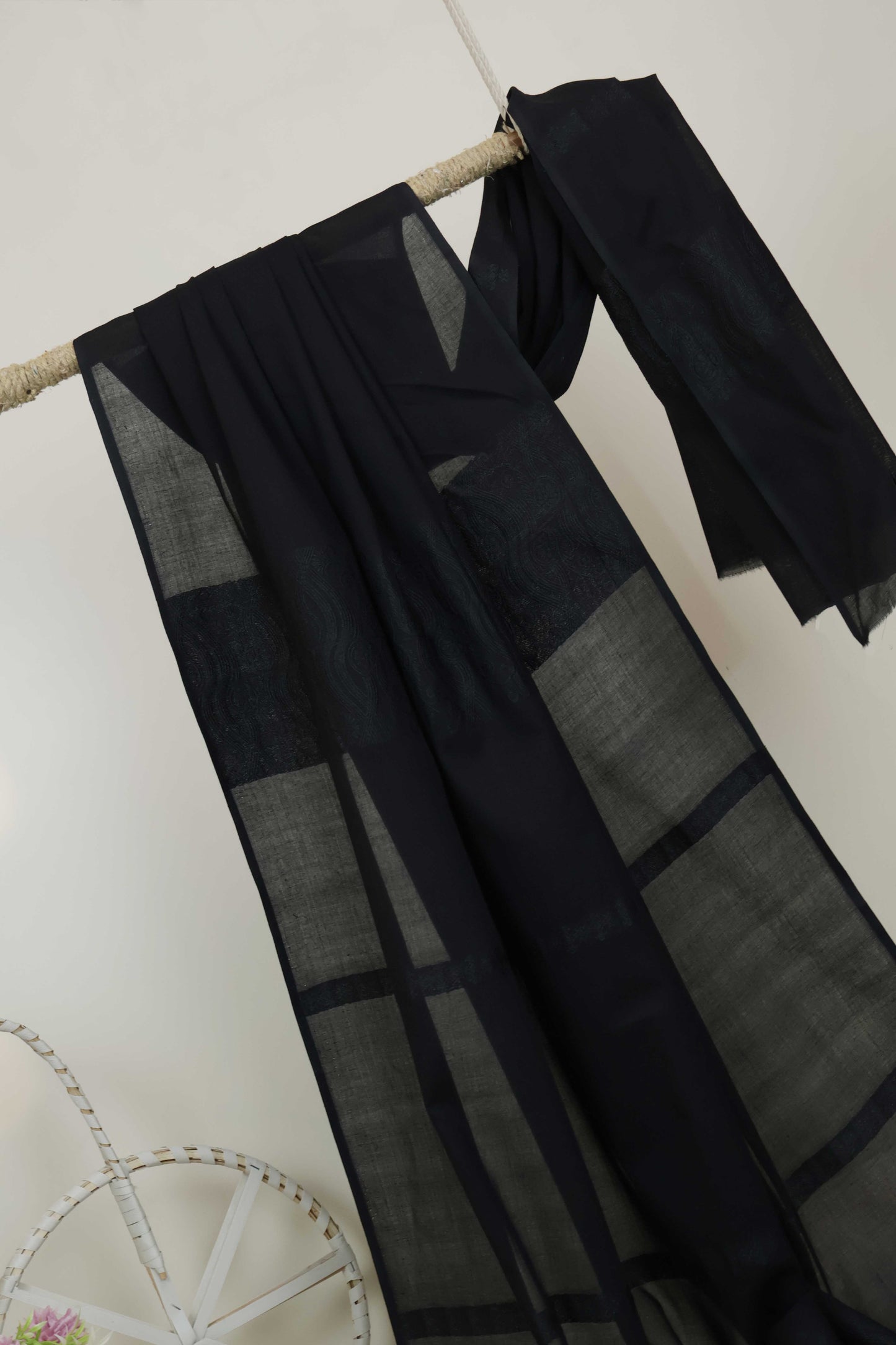 Self Jacquard Lawn Shawl HLSH131