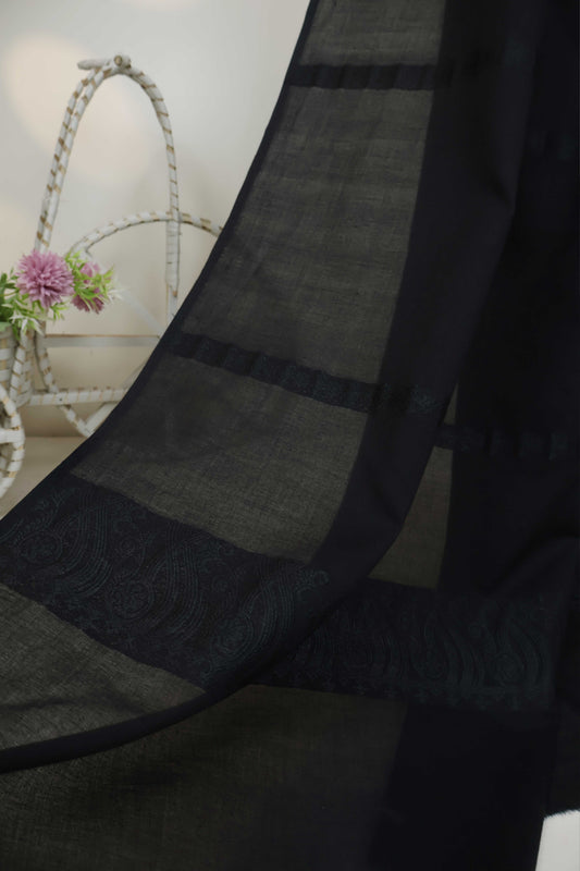 Self Jacquard Lawn Shawl HLSH131